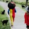 6 Pack Halloween Black Cat Yard Signs with Stakes Scary Silhouette Halloween Decorations for Outdoor Yard Lawn Garden Halloween Decor & Organizer Storage Tote Bag